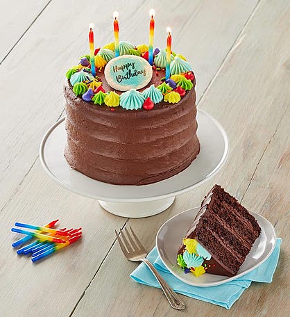 Vegan Gluten-Free Birthday Celebration Chocolate Cake